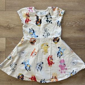 Bluey Girls SZ 5 Twirl Dress